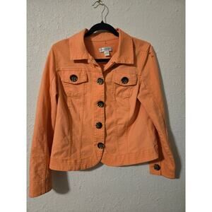 Christopher Banks coral utility jacket